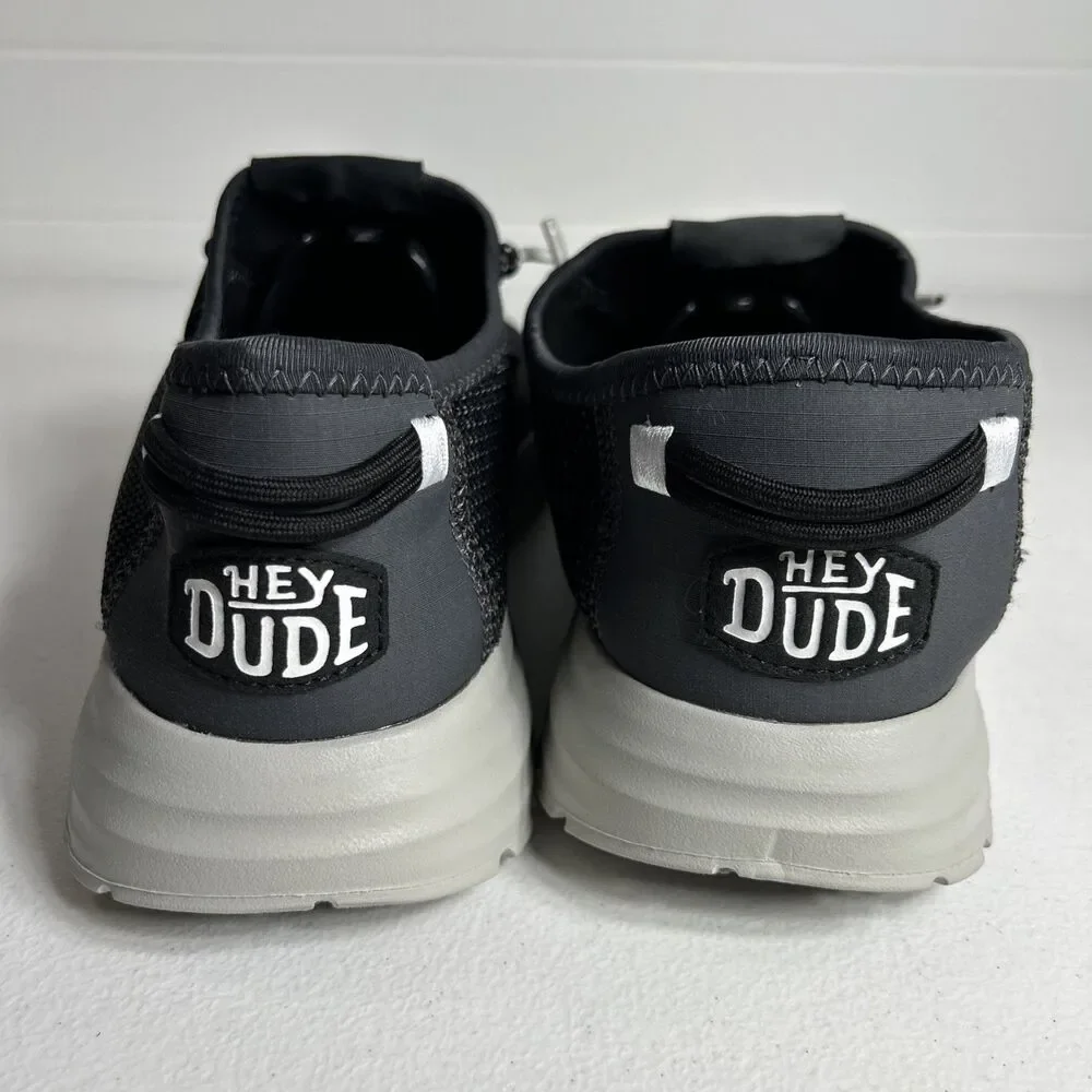 Hey Dude Men's Shoes Size 10 M Black/Multi Sirocco Stretch Sox Comf